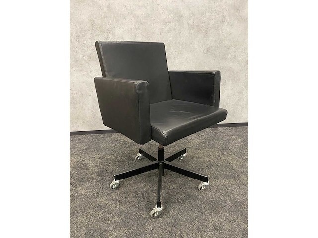 Lensvelt avl - bureaustoel - zwart leder - afbeelding 11 van  16