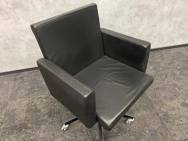 Lensvelt avl - bureaustoel - zwart leder - afbeelding 15 van  16