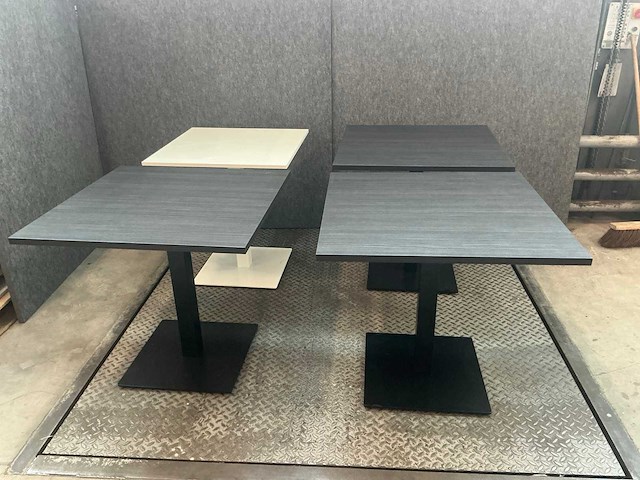 Lensvelt kolom 4000 kantinetafel (4x) - afbeelding 1 van  5