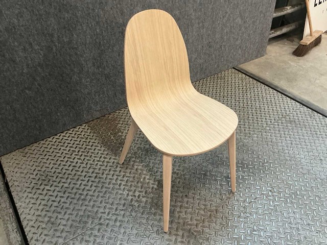 Lensvelt “ondaretta wood bob oak” stoel (6x) - afbeelding 3 van  7