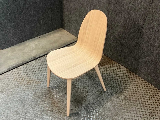 Lensvelt “ondaretta wood bob oak” stoel (6x) - afbeelding 5 van  7