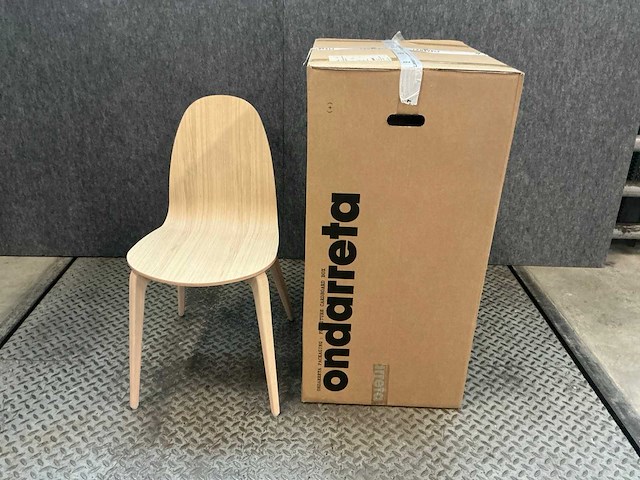Lensvelt “ondaretta wood bob oak” stoel (6x) - afbeelding 7 van  7