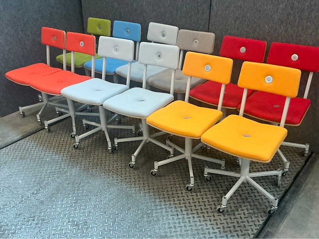 Lensvelt “piet hein eek” diverse bureaustoel (12x) - afbeelding 2 van  5