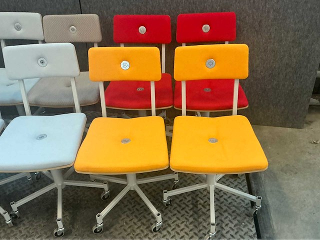 Lensvelt “piet hein eek” diverse bureaustoel (12x) - afbeelding 3 van  5
