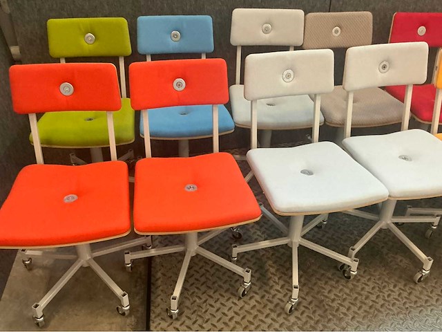 Lensvelt “piet hein eek” diverse bureaustoel (12x) - afbeelding 5 van  5