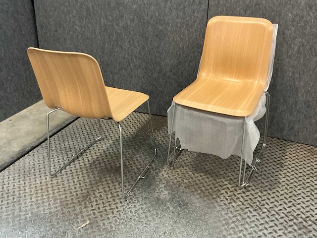 Lensvelt richard hutten this chair vergaderstoel stapelbaar (3x) - afbeelding 4 van  5