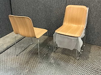 Lensvelt richard hutten this chair vergaderstoel stapelbaar (3x) - afbeelding 4 van  5