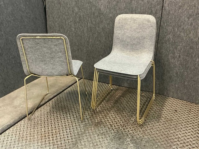 Lensvelt richard hutten this chair vergaderstoel stapelbaar (3x) - afbeelding 4 van  5