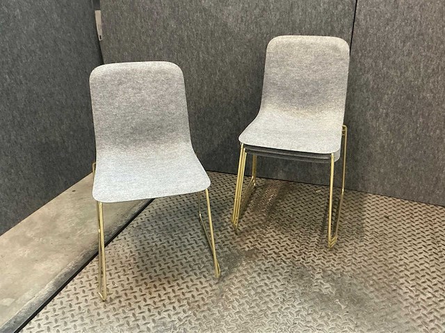 Lensvelt richard hutten this chair vergaderstoel stapelbaar (4x) - afbeelding 1 van  5