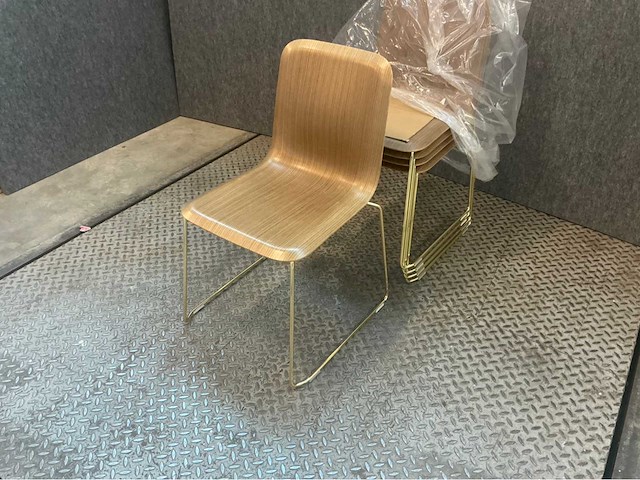 Lensvelt richard hutten this chair vergaderstoel stapelbaar (5x) - afbeelding 1 van  5