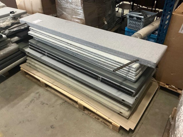 Lensvelt studio duo privacy divers bureauschermen - afbeelding 1 van  3