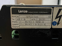 Lenze 638 e 3b frequentieregelaar - afbeelding 4 van  4