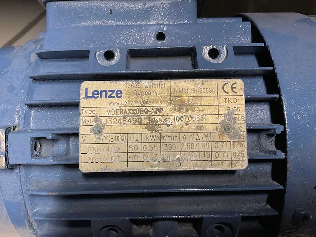 Lenze elektromotor (2x) - afbeelding 3 van  7