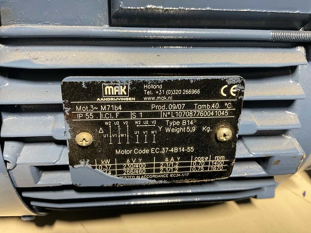 Lenze elektromotor (2x) - afbeelding 6 van  7