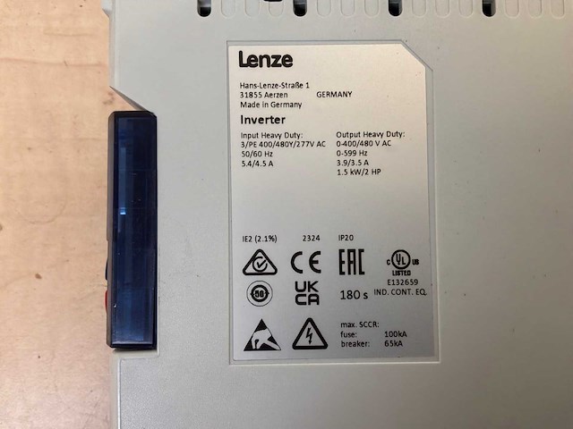 Lenze i510 frequentieregelaar - afbeelding 3 van  3