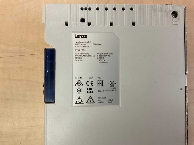 Lenze i51ae215f10v10000s frequentieregelaar - afbeelding 2 van  2