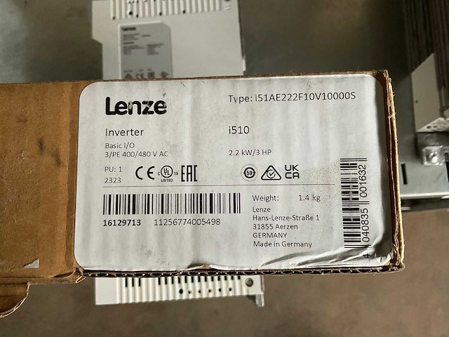 Lenze i51ae222f10v10000s frequentieregelaar - afbeelding 4 van  4