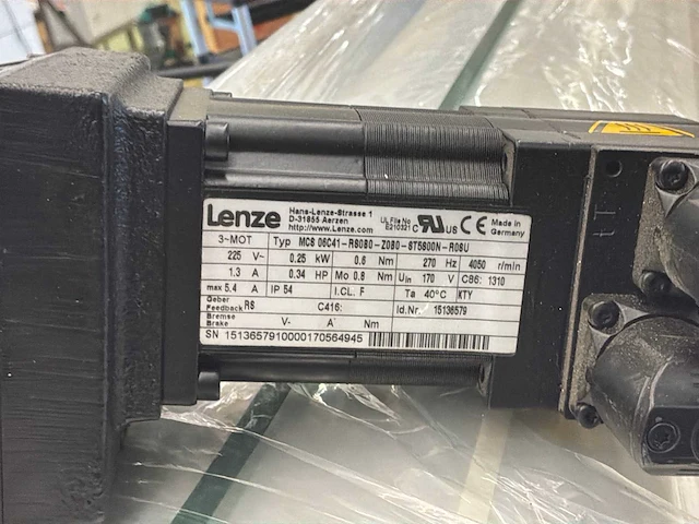 Lenze mcs 06c41-rs0b0-z0b0-st5s00n-r0su servomotor (4x) - afbeelding 5 van  7
