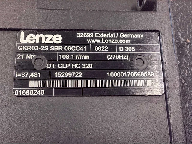 Lenze mcs 06c41-rs0b0-z0b0-st5s00n-r0su servomotor (4x) - afbeelding 6 van  7
