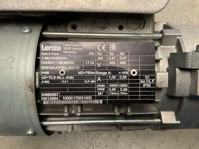 Lenze vertragingsmotor - afbeelding 3 van  3
