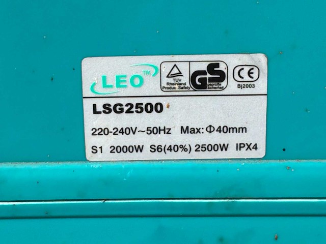 Leo lsg 250p tuinhakselaar - afbeelding 6 van  6