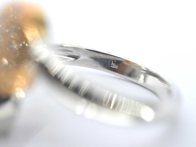 Leo pizzo - gouden slagring bicolour met diamanten - afbeelding 9 van  10