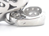 Leo pizzo - witgouden hart hanger met diamanten en saffieren - afbeelding 9 van  11