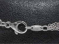Leo pizzo - witgouden ketting met drie lagen - afbeelding 6 van  6