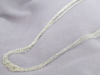 Leo pizzo - witgouden ketting met drie lagen - afbeelding 1 van  7