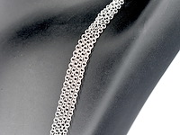 Leo pizzo - witgouden ketting met drie lagen - afbeelding 3 van  7