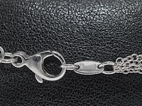Leo pizzo - witgouden ketting met drie lagen - afbeelding 5 van  7
