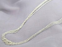 Leo pizzo - witgouden ketting met drie lagen