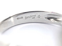 Leo pizzo - witgouden ring met diamanten in bloemvorm - afbeelding 9 van  11