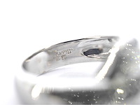 Leo pizzo - witgouden ring met zwarte en witte diamant - afbeelding 10 van  12
