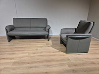 Leolux - catalpa - 2,5 zits bank + fauteuil (2x) - afbeelding 9 van  16