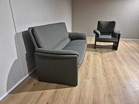 Leolux - catalpa - 2,5 zits bank + fauteuil (2x) - afbeelding 10 van  16