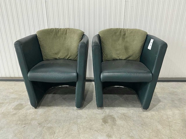 Leolux fauteuil (2x) - afbeelding 1 van  6