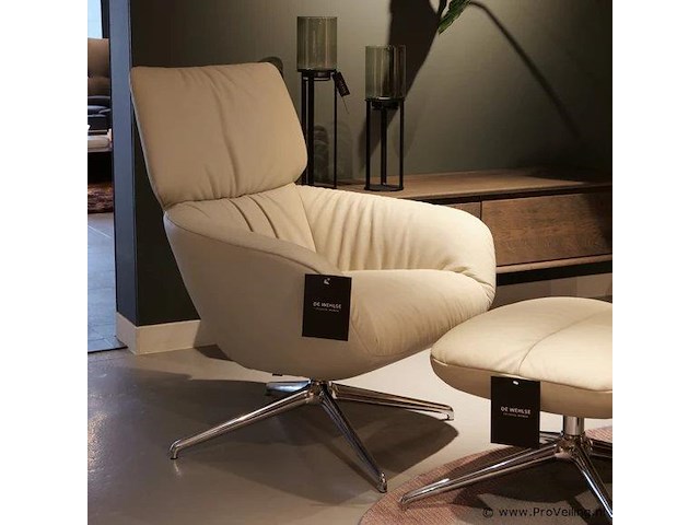 Leolux lodey draaifauteuil r39-100 | italiaans design - afbeelding 2 van  4