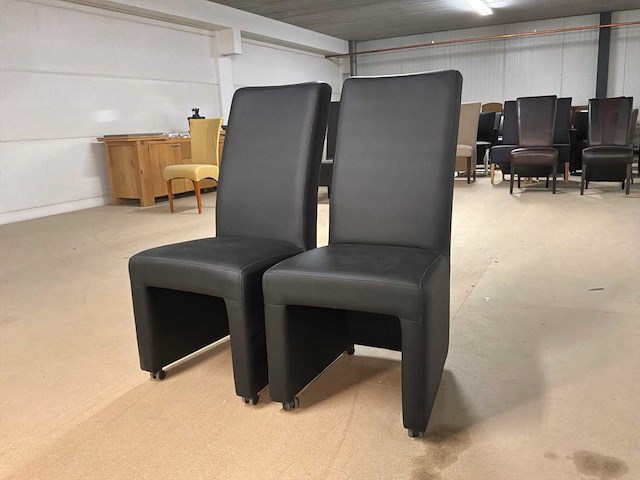 Leon verrijdbare eetkamerstoel (2x) - afbeelding 2 van  8