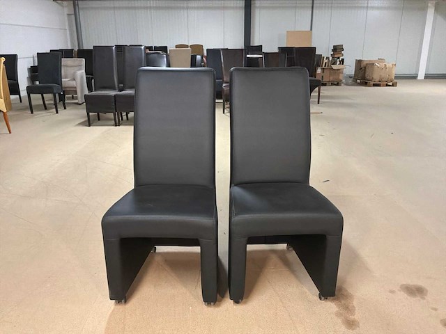 Leon verrijdbare eetkamerstoel (2x) - afbeelding 7 van  8