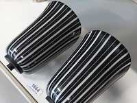 Leonardo "banda nera" of zebra-streep jaren 70 wandlampen - afbeelding 2 van  5