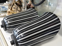 Leonardo "banda nera" of zebra-streep jaren 70 wandlampen - afbeelding 3 van  5