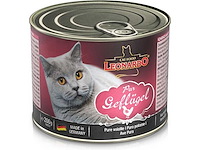 Leonardo puur gevogelte multipack kattenvoer - 6x200g (10x) - afbeelding 1 van  4