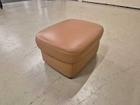 Leren - hocker - poef - pouf
