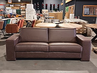 Leren 2-zitsbank, wildeboer, bruin, 2024 - afbeelding 2 van  8