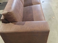 Leren 2-zitsbank, wildeboer, bruin, 2024 - afbeelding 7 van  8