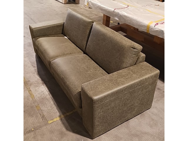 Leren 2-zitsbank, wildeboer, mosgroen, 2024 - afbeelding 4 van  8