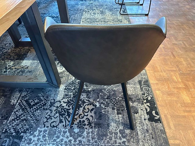 Leren armstoel (2x) - afbeelding 3 van  5