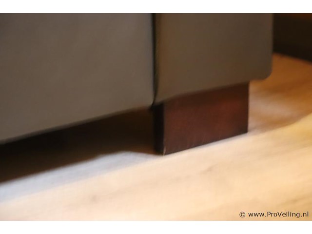 Leren bank met verstelbare hoofdsteunen - 118x93x118cm - afbeelding 4 van  4