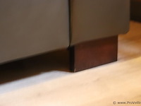 Leren bank met verstelbare hoofdsteunen - 118x93x118cm - afbeelding 4 van  4